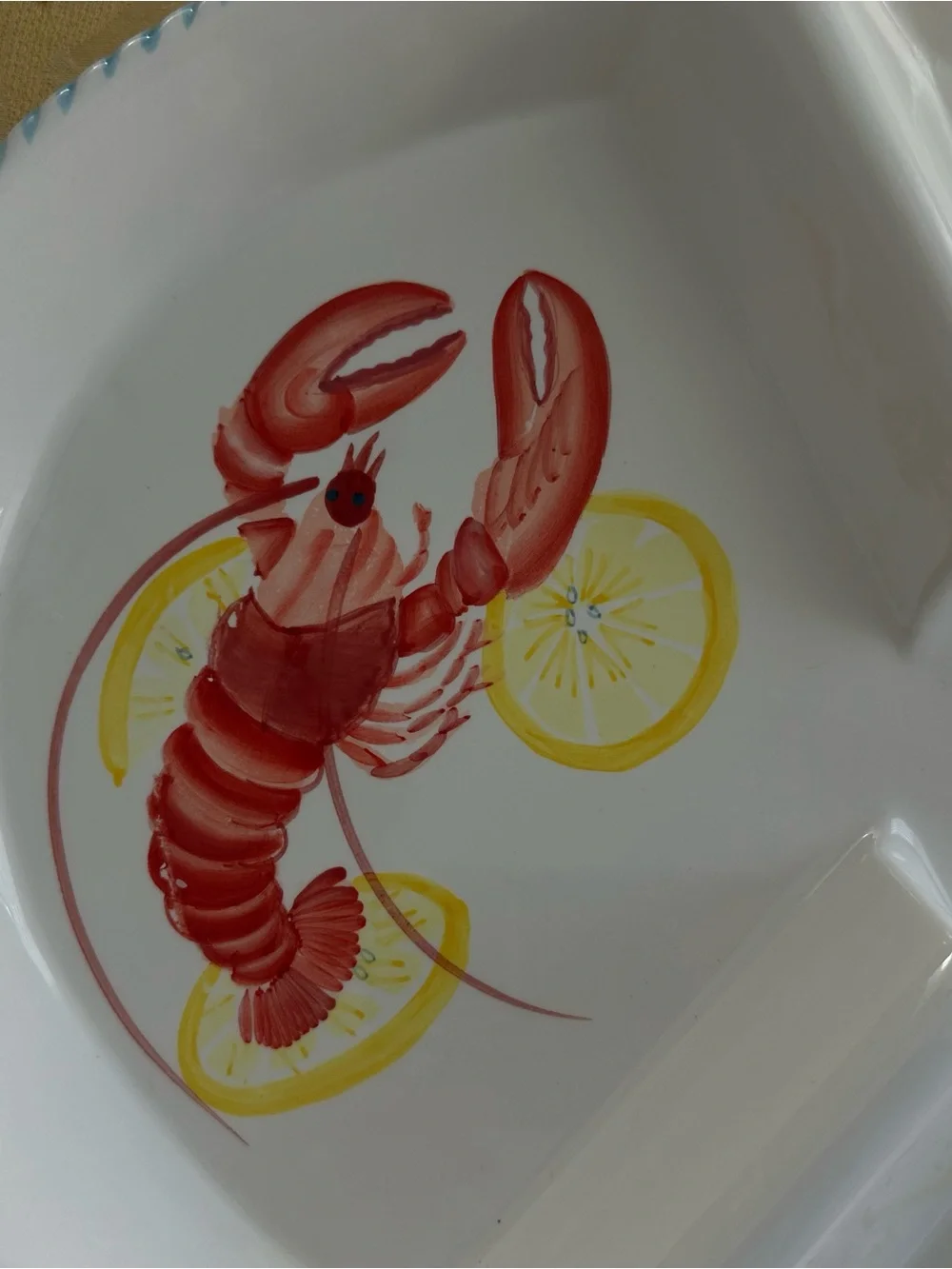 Vintage ceramic divided